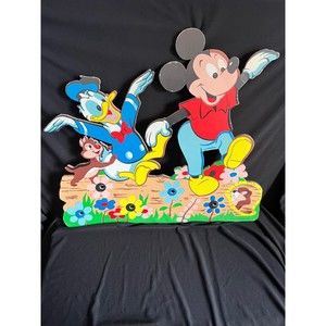 Disney Vintage 1980’s Pressed Cardboard Wall Hanging
